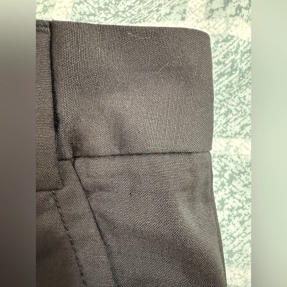 J.Crew black thin wool blend trousers (fair condition)